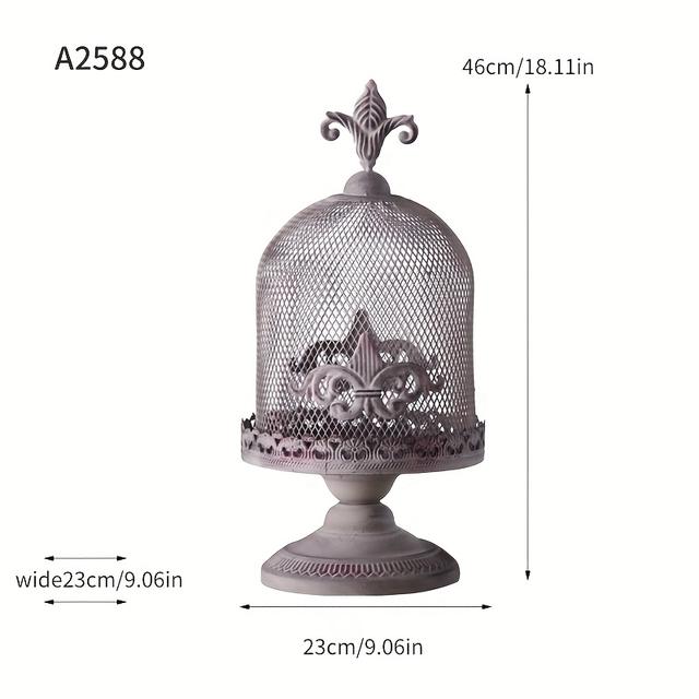 TEMU Vintage Verouderde IJzeren Kaarsenhouders voor Restaurants, Hotels, Clubs 's, Creatieve Decoratie voor een Romantische Sfeer en Huisdecoratie
