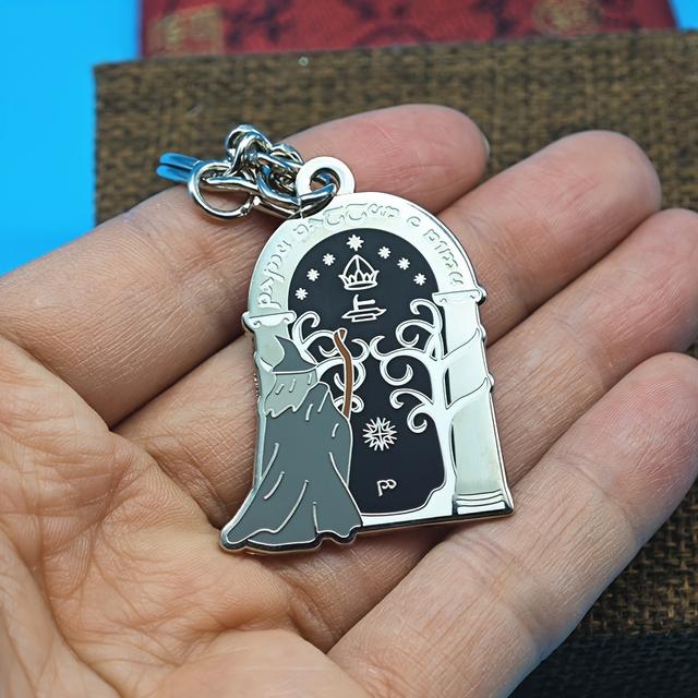 TEMU A Mystical Keychain Featuring A Door, An Enamel Keyring Designed For Car Keys, Perfect As A Gift For Fans