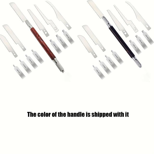 TEMU Sada nástrojů obsahující 14 příslušenství, miniaturní ruční pila modelové nástroje