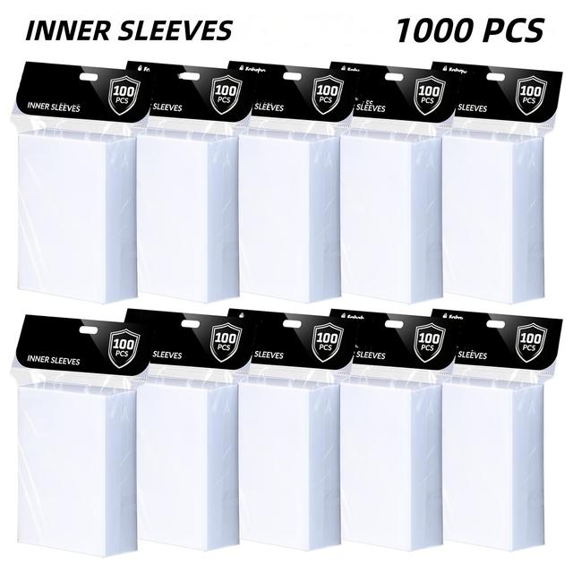 TEMU Fundas para Cartas de Colección de Ajuste , Suaves, , Fundas Interiores de , Juegos de Cartas Coleccionables, Deportes, TCG