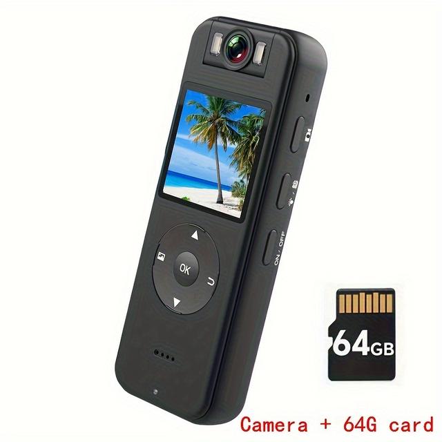 TEMU Ultra Hd 4k Home Camera, Screen-equipped Wireless Wifi Hotspot Recorder, Motorcycle Riding Recorder, Camera, Portable Camera, Dash Cam, Camera