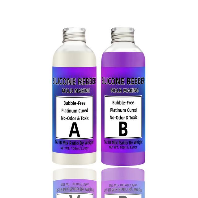 TEMU 32oz/16.9oz/6.76oz Silicone Mold Making Kit - Purple - Non-toxic Liquid Silicone For Mold Making - Ultra-elastic Molding Silicone - Suitable For 3d Molds, Resin Molds