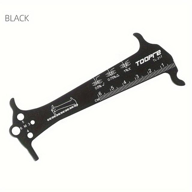 TEMU Toopre Bicycle Chain Measuring Gauge, Road Bike Chain Wear Detection Tool, Mountain Bike Chain Stretch Test Caliper