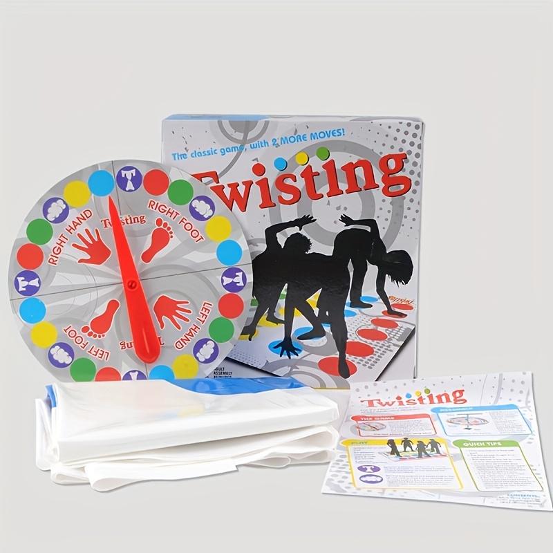 TEMU Vintage Twister Game Board With Twisting Movement & Matching - Board Game Suitable For Adults, Couples, - Durable Plastic Game Mat For Indoor/bar Entertainment (//)