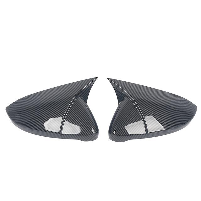 TEMU For 7.5 7 Front Side Mirror Cover, Tape Design, Durable Abs Material, Oem For Golf 7 R L