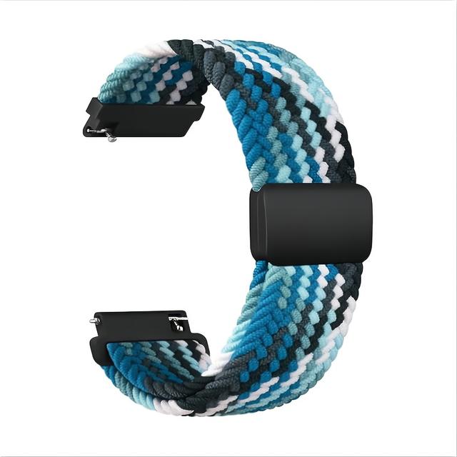 TEMU A With A Width Of 20mm/22mm Featuring A Magnetic , Compatible With Women's Styles, Suitable For Galaxy Watch 4/5/5 Pro/6/7/6 Classic In Sizes 40mm, 44mm, 43mm, 47mm, As Well As Garmin Fenix 7/