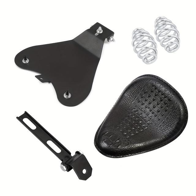 TEMU Motorrad 3" Feder-Montagehalterung Basis Solo Sitzbasis-Kit für 883 1200 Bobber Chopper für HONDA Kawasaki für