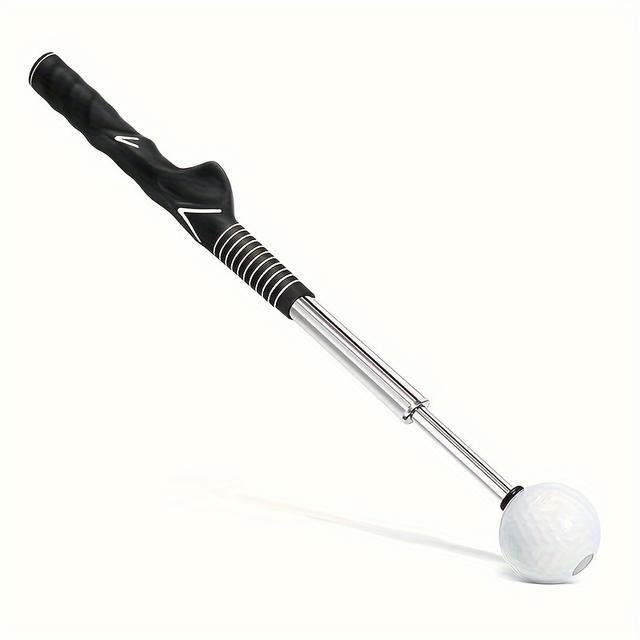 TEMU How True Adjustable Swing Training Bat/golf Practice Rod With Sound - Telescopic Swing Assistant For Swing Position Trainer, Non-slip Rubber Grip For /outdoor Practice - For Beginners & Pros (//)