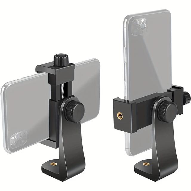TEMU Mobile Phone Holder Compatible With All 1/4 Screw Mobile Phone Holder Tripod Desktop Tripod Adapter Iphone