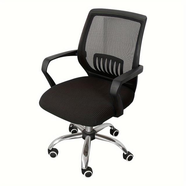 TEMU A Stretchy Fleece Cover For Chairs In Homes, Bedrooms, Offices, Dining Areas, And Hotels