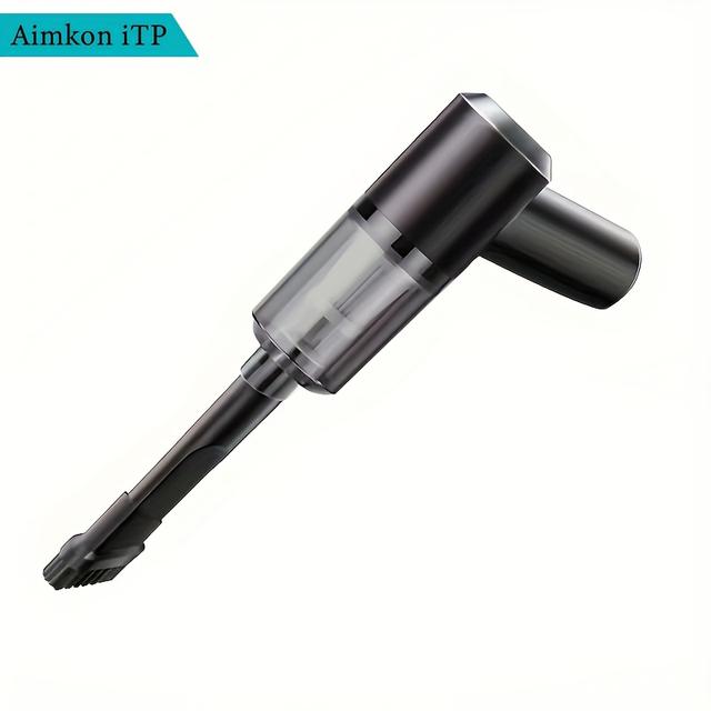 TEMU Dual Battery Wireless Usb Rechargeable Car And Home Dual-use Vacuum Cleaner Automotive Household Strong Dust Collector Handheld Mini Portable Household Floor Cleaner