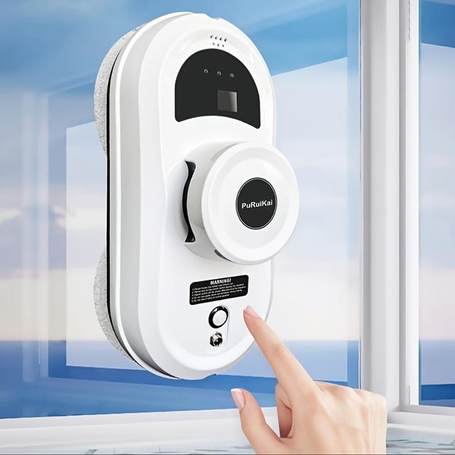 TEMU 01A Lagerware Smart Fensterreinigungsroboter, Vollautomatischer Fensterreiniger, Weihnachtsgeschenk
