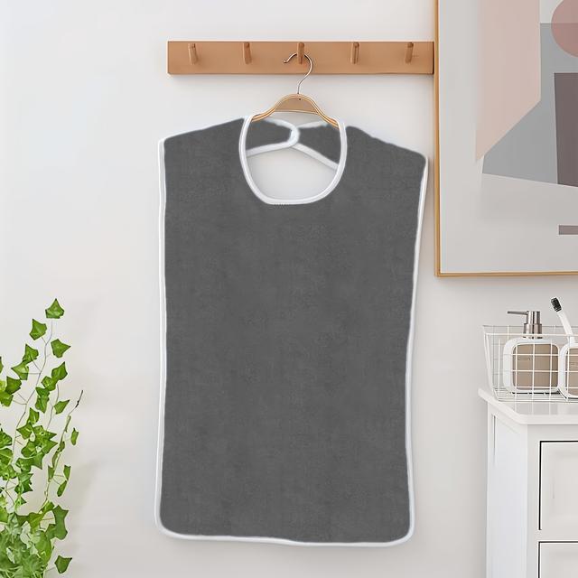 TEMU 1pc/3pcs/5pcs Adult Bib For Eating And Care, Soft And Lightweight Apron, Essential Aid For Elderly Recovery, Clothes Clean And Time, To Stains, Ideal Gift For The Elderly