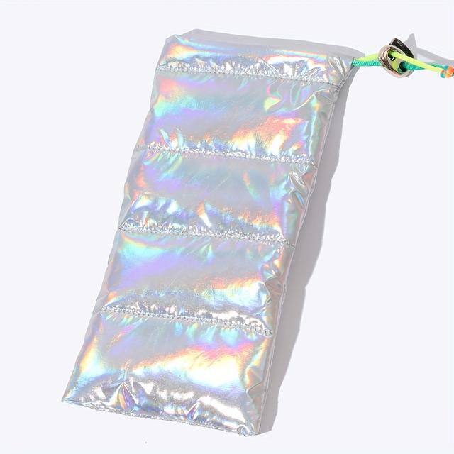 TEMU Prošívané pouzdro na brýle – Barevná měkká taška na brýle, pytlík na brýle s pevným uzávěrem na šňůrku