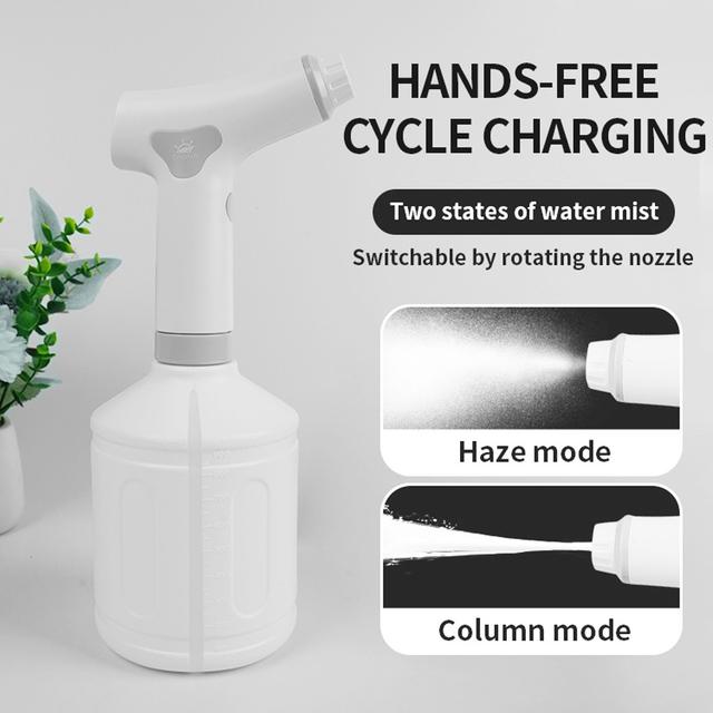 TEMU Electric Watering Can, Usb Rechargeable Sprayer, Home Automatic Watering And Plant Mist Sprayer, Air Sprayer