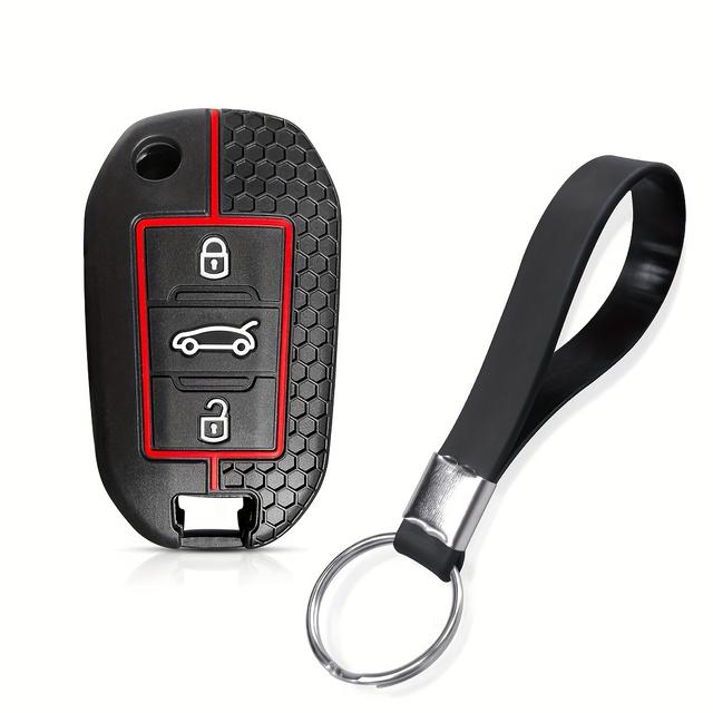 TEMU Silicone Car Key Case Cover Holder For For Mokka 2023 For 2020 For For X For Combo Accessories Keychain