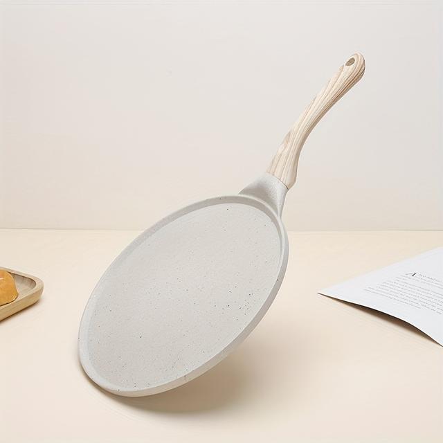 TEMU A Frying Pan Designed For Making , Omelets, And Breakfast Pancakes – Great For Cooking And Cleaning, Perfect For Layering Cakes And Breakfast Goodies