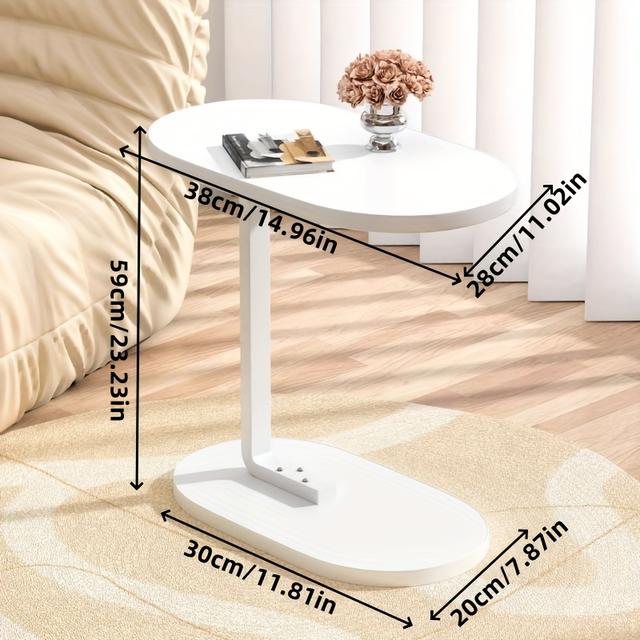 TEMU A Retro-style Simple Coffee Table With A Wooden Top And Stainless , Designed To , Suitable For Decorating Living Rooms, , Or , Serving As An Accent Piece Room.