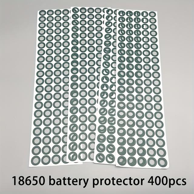 TEMU 400pcs Hollow Insulation Pads For 18650 Batteries, 1-pack Hollow Insulation Rings, Electric Tool Battery Protection Mats - Batteries Not Included