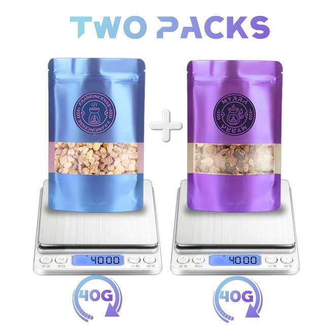 TEMU Frankincense And Incense Gift Set - Resin, Eternal Aroma, Spiritual For Church Or Home, 40/80g