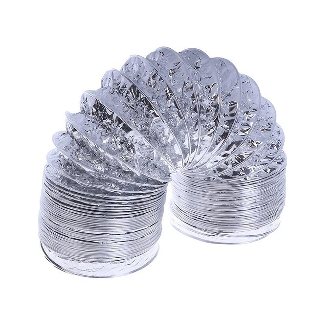 TEMU 2-meter Flexible Exhaust Duct Made Of Aluminum For 4-inch Ventilation