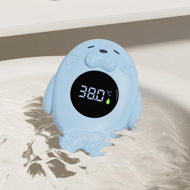 TEMU Mayaphilos ' Bath Thermometer - Digital Floating Safety Bathtub Temperature Gauge With Auto , & Celsius Display, Perfect Gift For 's Birthday Or Christmas