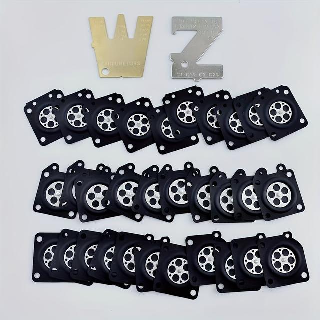 TEMU 95-526 - A015006 - A015019 Ensemble de Membrane de Mesure pour Carburateur Série WA WT WY WZ C1m C1U C1 C1S avec Outils de Réglage du de Mesure ZT-1-500-13