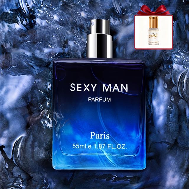 TEMU 55ml+3ml, Men's Fragrance, Parfum Herren , Milk, Citrus, , , Exudes , Long Lasting Fragrance, Perfect For Dating, Parties And Gift , Valentine's Day Gift