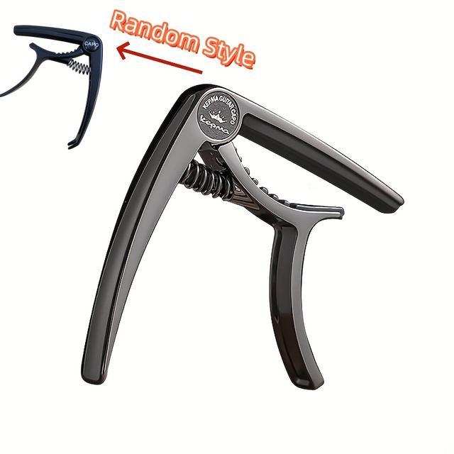 TEMU Kepma Capo de Aleación para Guitarra, Afinador para Guitarras Acústicas, Fácil de Usar, Desbloquea el Completo, Accesorio para Guitarra y Bajo