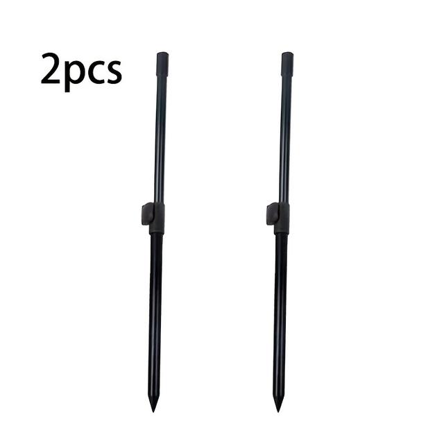 TEMU 1pc/2pcs Fishing Rod Holder | Aluminum Alloy Frame, 30-50cm Extendable Adjustable, Drill Head