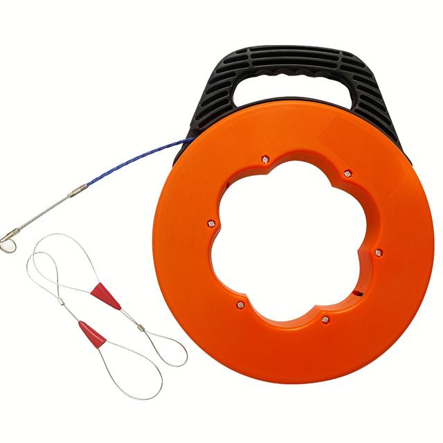 TEMU 4mm x 35m Szalag Duct Rúd Elektromos Kábelhúzó Rúd Falon Átvezető Készlet Dobozban