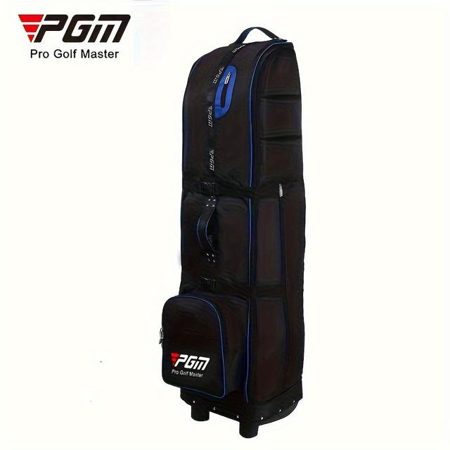 TEMU PGM ゴルフ エア バッグ ホイール付き 折りたたみ式 ゴルフ クラブ カバー 航空会社 ゴルフ アビエーション バッグ HKB009