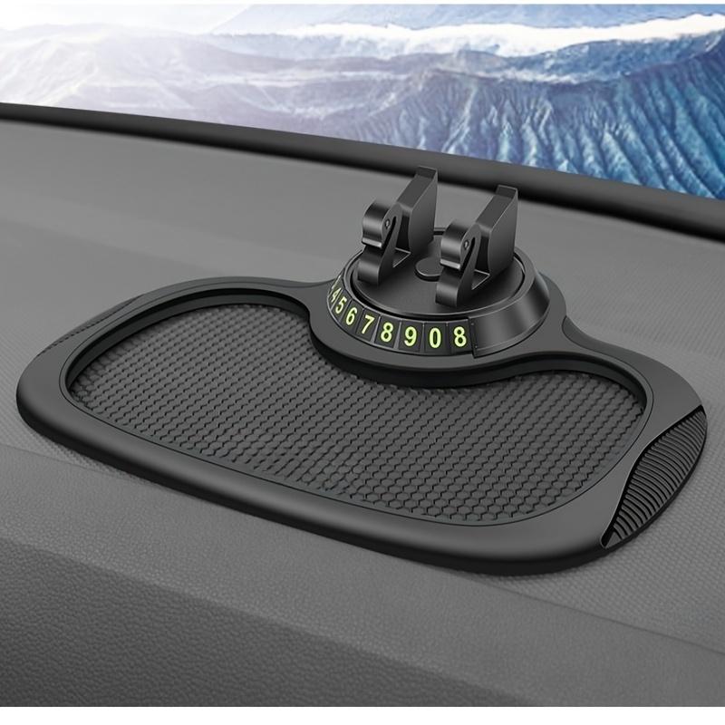 TEMU Multifunctional Car Anti-slip Mat Car Phone Holder Anti-slip Sticky Anti-slip Dashboard Phone Holder Dashboard Car Pad, 360° Rotating Swan Bracket