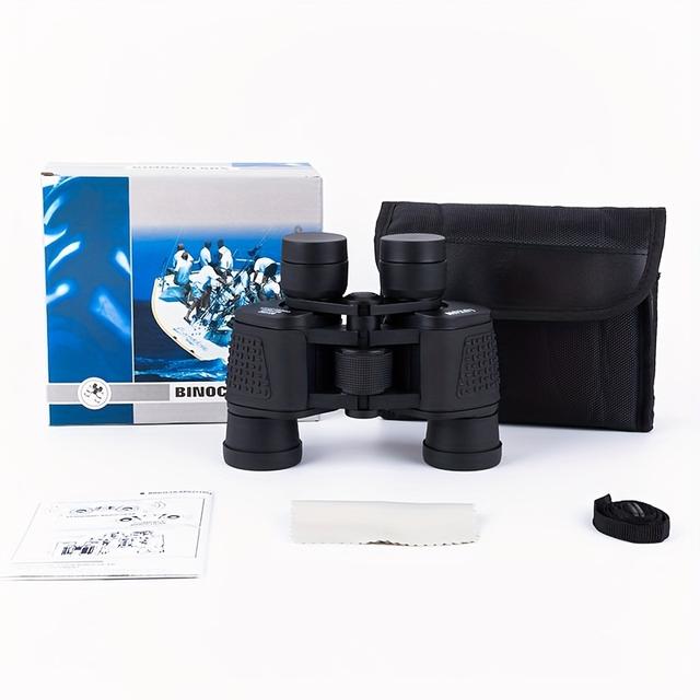 TEMU Jumelles portables 10X50 pour adultes, jumelles FMC multi-rembourquées, pour en , l'observation des oiseaux, , les , le camping et le , livrées avec un étui de transport et une bandoulière