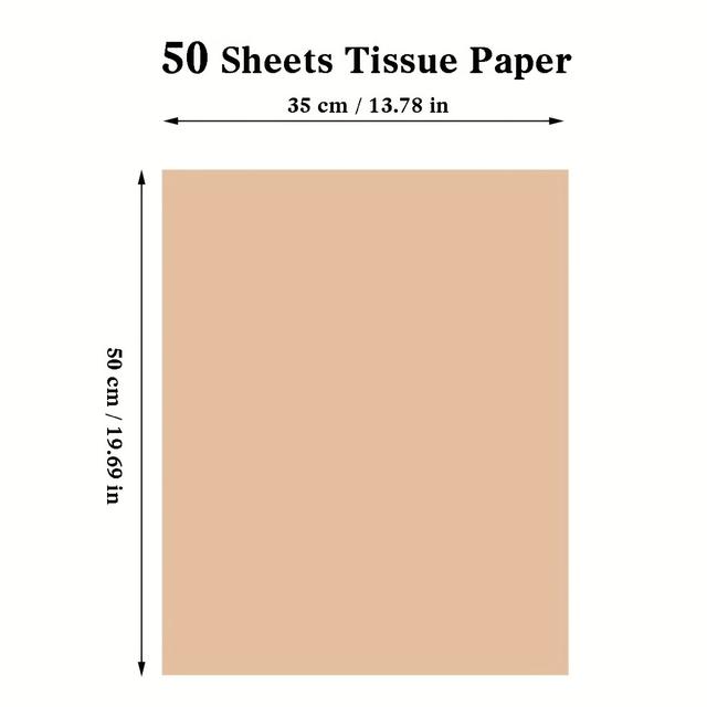 TEMU Natural Wrapping Paper - 50 Or , 13.78 X 19.69/19.69x27.68 Inches, High-quality Packing Paper For Gifts, Art & Crafts, Birthday, Wedding, And Holiday Projects, Gift Wrapping