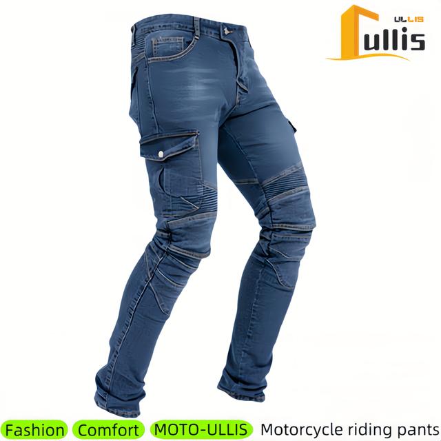 TEMU Motorcycle Pants - Made From Elastic Fabric | Suitable For Street Riding And Everyday Wear | Ergonomically Designed | Comfortable And Breathable For Riding | Fashionable For Daily Outfits