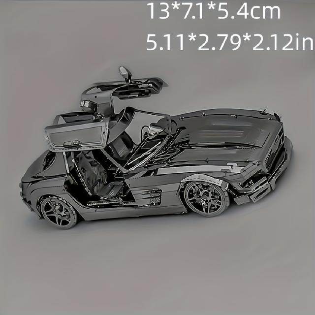 TEMU Diygolden Toy Car Model 3d Stereoscopic Game Puzzle Creative Toy Racing Car Model Handicraft Home Decoration Ornament Christmas Halloween Gift For