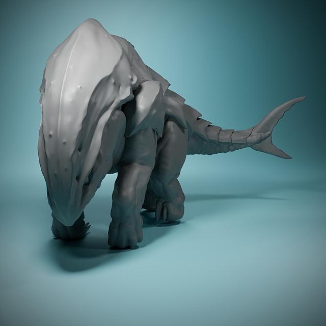 TEMU Bulette Tabletop Grey Resin Evil Miniatures - Perfect For Tabletop Games & Role Playing! Miniature Hand-painted Models Suitable For Tabletop Game Room Decorations Perfect Gift