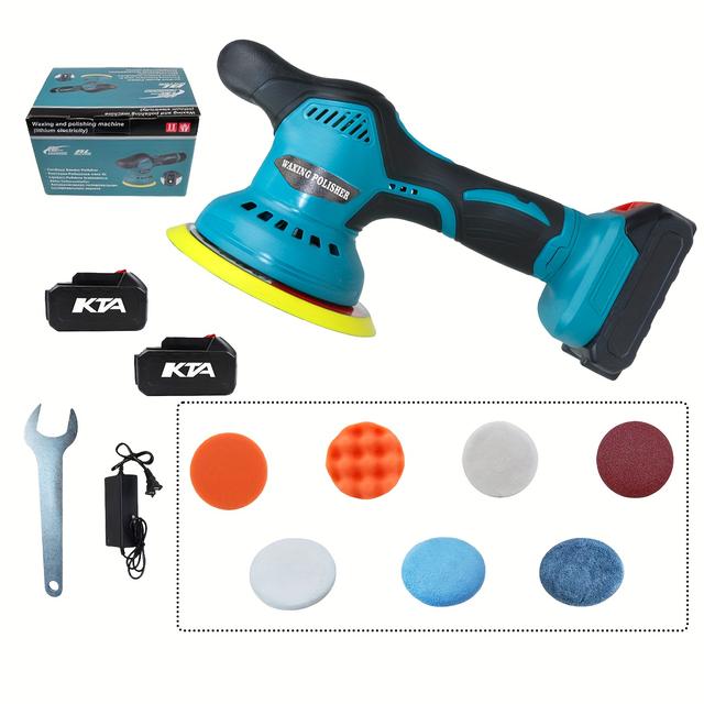 TEMU Electric Polisher, Cordless Grinder, Car Polisher, Electric , Polisher Set Suitable For , Wood Polishing, Rust Removal, Dust Cleaning, Tool For Automotive Maintenance