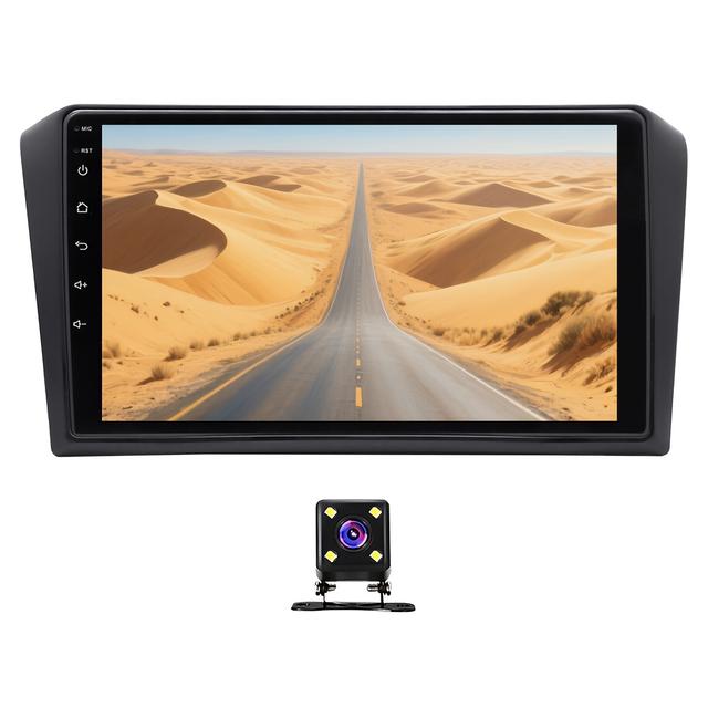 TEMU Suitable For 03-09 For 3 Android 13 Car Navigation 9-inch Built-in Carplay+ Android Auto/2+32g+ Four-light Camera, Without Battery