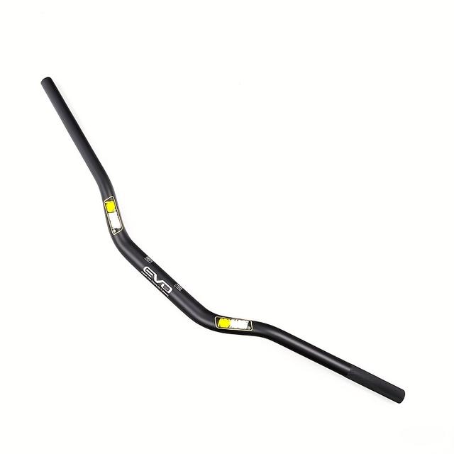 TEMU 1/8 Inch Aluminum Handlebar Suitable For , Crf, Exc, Sxf, Yzf, Xcf, Drz Fit Durable Off-road Dirt With Evo/, Black With Yellow Accents