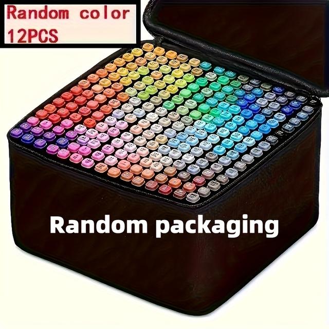 TEMU 24-color Dual-tip Pen Art Marker, Aesthetic Cute College Style Supplies School Supplies, Artist Fine-tip Brush Coloring Markers, Painting Craft Kit Teacher Office Supplies