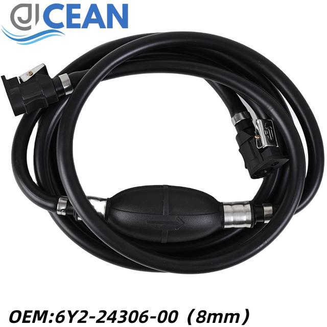 TEMU 1ks Vhodné pro YAMAHA Přívěsný Motor 8mm Olejová Trubka 6Y2-24306-00 Odolná, Proti stárnutí