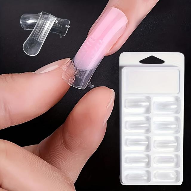 TEMU 100pcs Formaldehyde-free, Pain-free Extensions - Application Tools For Diy Manicure & Nail Art, Nail Art Supplies | Extensions | Durable Nail Extensions, Nail Care