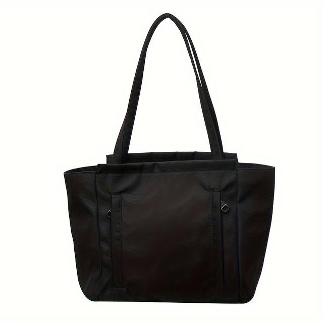 TEMU A Easy And Lightweight Nylon Tote Bag For Women, Perfect For Summer Travel, Casual , And Large Enough For College Use
