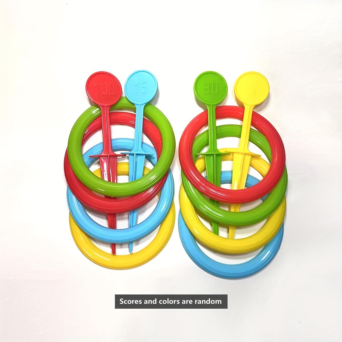 TEMU 12pcs/1 Set Throwing Ring Game Set, Outdoor Sports And Game, Beach