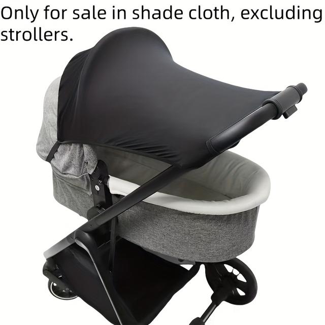TEMU Zonnescherm voor kinderwagens en autostoelen, ontworpen om bescherming te bieden tegen UV-, geschikt voor kinderwagens en autostoelen