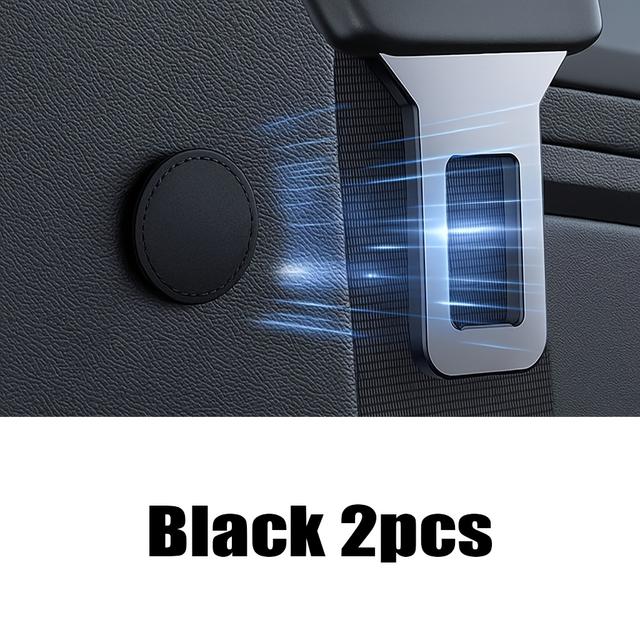 TEMU Držák Bezpečnostního Pásu do Auta z PU Kůže s , Protiskluzový Limitátor a Fixační Spona