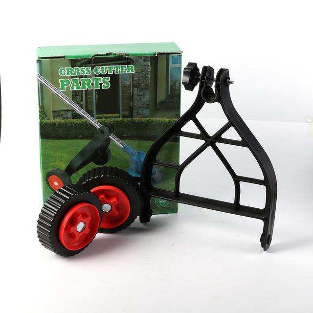 TEMU Universal Adjustable Mower Support Wheel Attachment, Plastic, Removable Auxiliary Wheel, , For Garden Lawn Mowers, Enhances Stability And Maneuverability, Improves Mowing