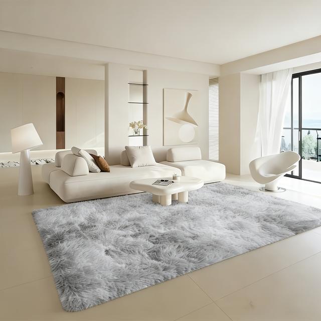 TEMU 1 tapis de luxe pour salon, table basse, chambre, tapis d'intérieur, design moderne , , plusieurs options de couleur : foncé, eau, noir. Un accessoire pour , tapis de salon